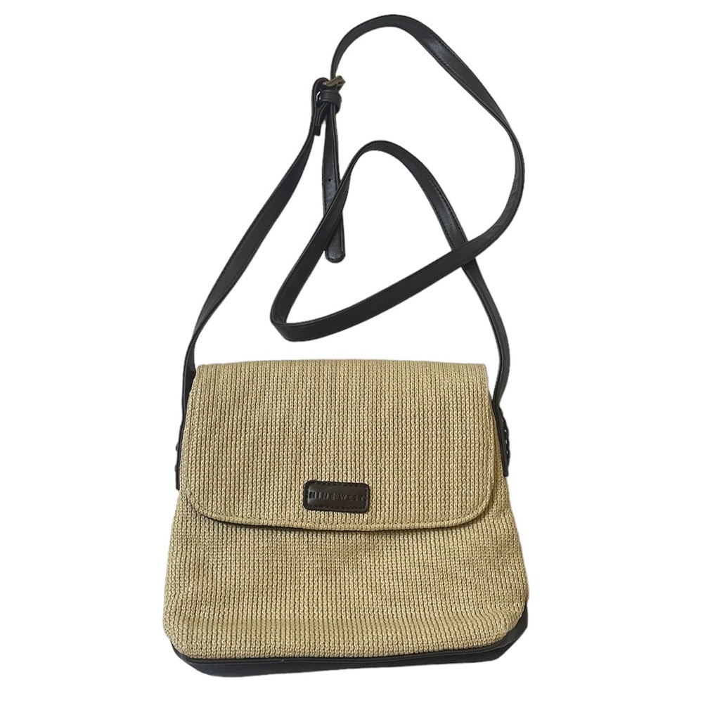 Nine West woven style crossbody bag